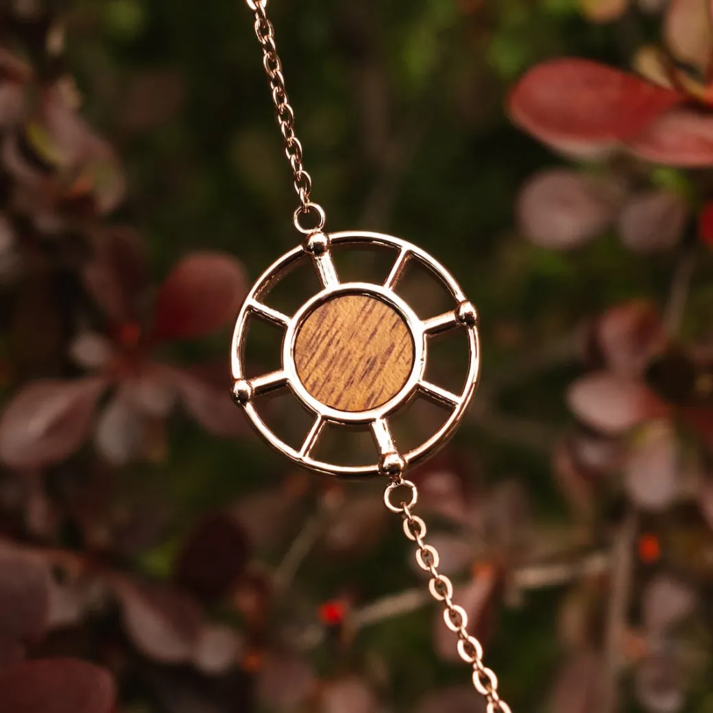Holzkern Amulet Armband|DAMES Sieraden|Armbanden