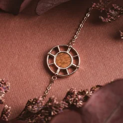 Holzkern Amulet Armband|DAMES Sieraden|Armbanden