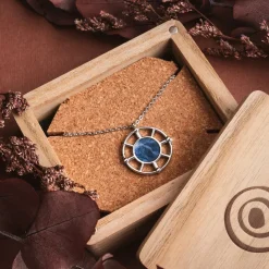 Holzkern Amulet Ketting|DAMES Kettingen|Sieraden