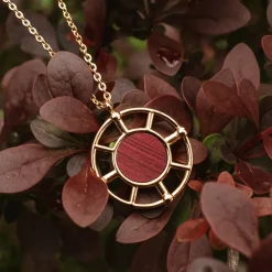 Holzkern Amulet Ketting|DAMES Kettingen|Sieraden