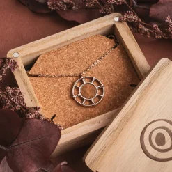 Holzkern Amulet Ketting|DAMES Kettingen|Sieraden