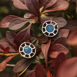 Holzkern Amulet Oorbellen|DAMES Oorbellen|Sieraden
