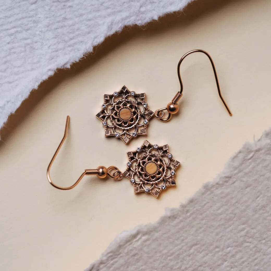Holzkern Aphonia Oorbellen|DAMES Oorbellen|Sieraden