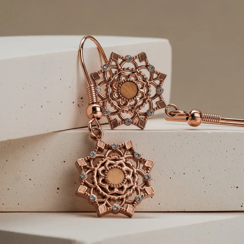 Holzkern Aphonia Oorbellen|DAMES Oorbellen|Sieraden