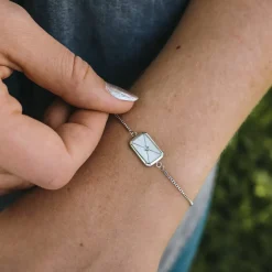 Holzkern Aquarell Armband|DAMES Armbanden|Sieraden