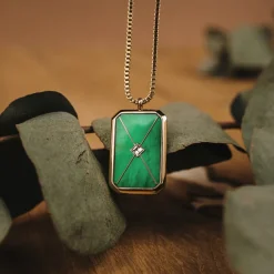 Holzkern Aquarell Ketting|DAMES Kettingen|Sieraden