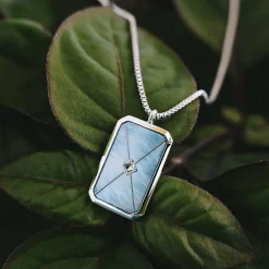 Holzkern Aquarell Ketting|DAMES Kettingen|Sieraden
