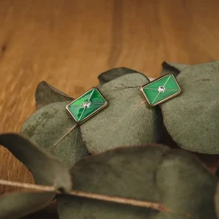 Holzkern Aquarell Oorbellen|DAMES Oorbellen|Sieraden