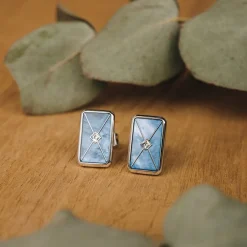 Holzkern Aquarell Oorbellen|DAMES Oorbellen|Sieraden