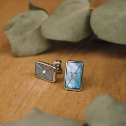 Holzkern Aquarell Oorbellen|DAMES Oorbellen|Sieraden