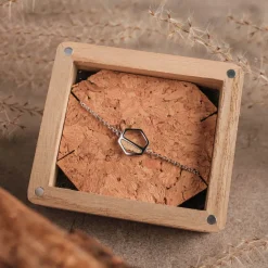Holzkern Assemblage Armband|DAMES Armbanden|Sieraden