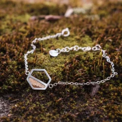 Holzkern Assemblage Armband|DAMES Armbanden|Sieraden
