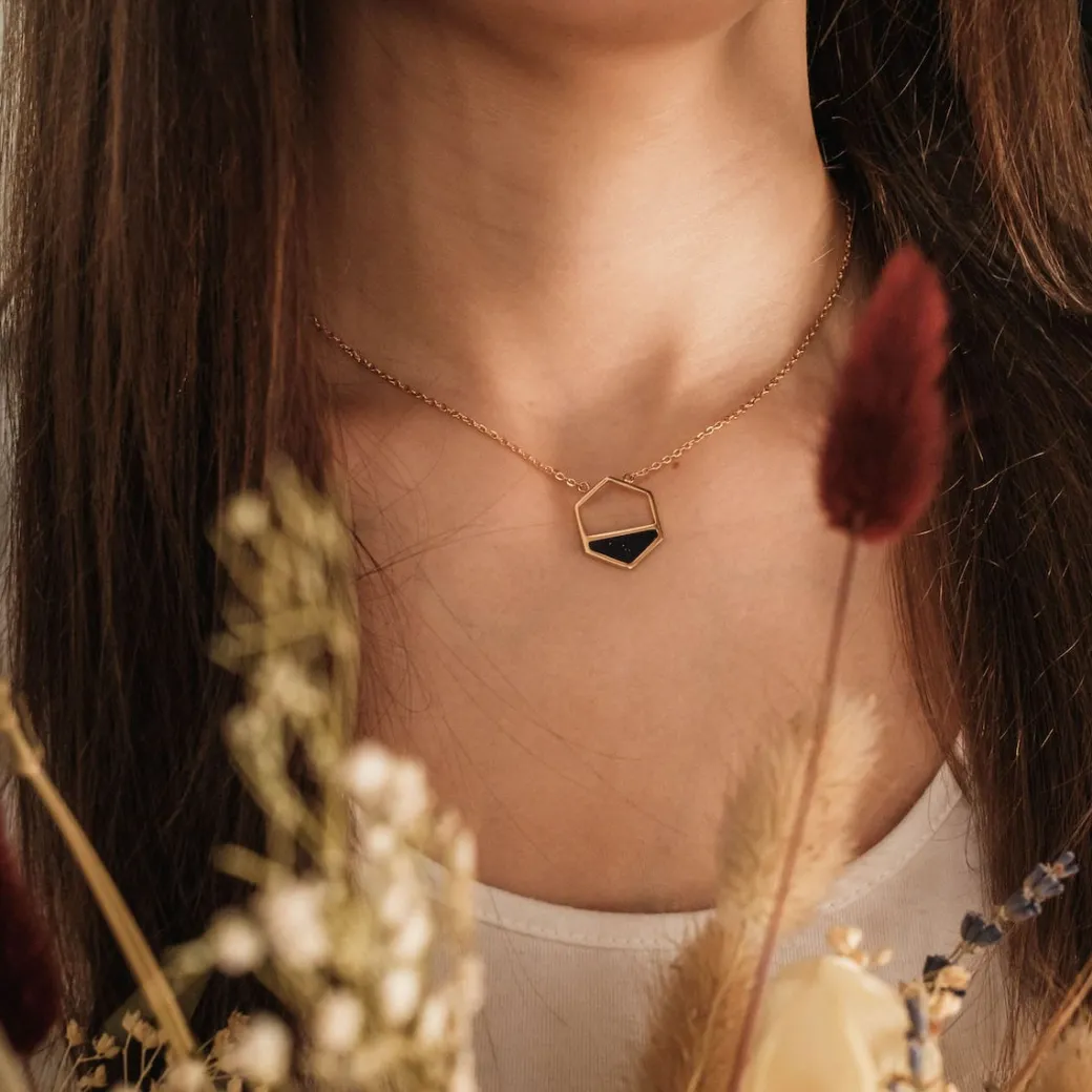 Holzkern Assemblage Ketting|DAMES Kettingen|Sieraden