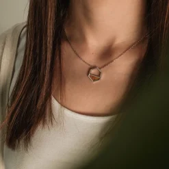 Holzkern Assemblage Ketting|DAMES Kettingen|Sieraden