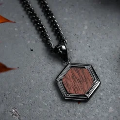 Holzkern Axis Ketting|Heren Kettingen|Sieraden
