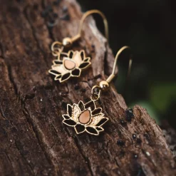 Holzkern Balance Oorbellen|DAMES Oorbellen|Sieraden