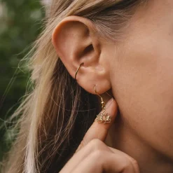 Holzkern Balance Oorbellen|DAMES Oorbellen|Sieraden