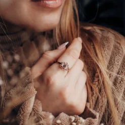 Holzkern Balance Ring|DAMES Ringen|Sieraden