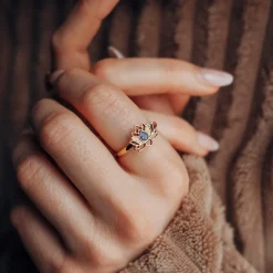 Holzkern Balance Ring|DAMES Ringen|Sieraden