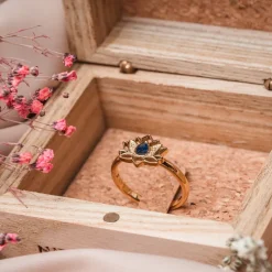 Holzkern Balance Ring|DAMES Ringen|Sieraden