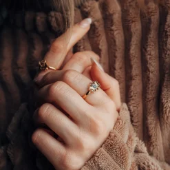 Holzkern Balance Ring|DAMES Ringen|Sieraden