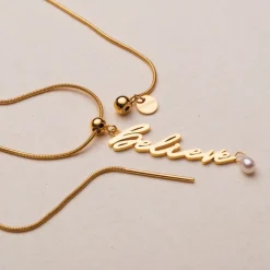 Holzkern Believe-Charm|DAMES Charms|Sieraden