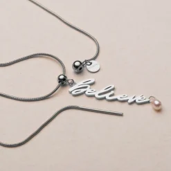 Holzkern Believe-Charm|DAMES Charms|Sieraden