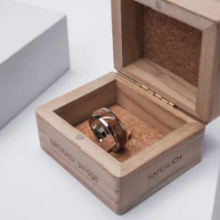Holzkern Binary Ring|Heren Ringen|Sieraden