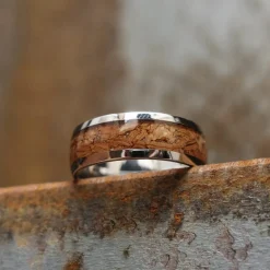 Holzkern Binary Ring|Heren Ringen|Sieraden