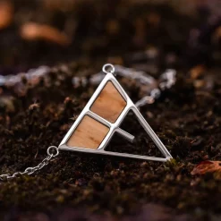 Holzkern Chiaroscuro Ketting|DAMES Kettingen|Sieraden