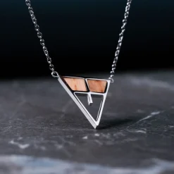 Holzkern Chiaroscuro Ketting|DAMES Kettingen|Sieraden