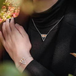 Holzkern Chiaroscuro Ketting|DAMES Kettingen|Sieraden
