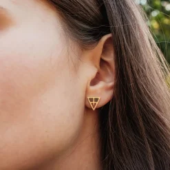 Holzkern Chiaroscuro Oorbellen|DAMES Oorbellen|Sieraden