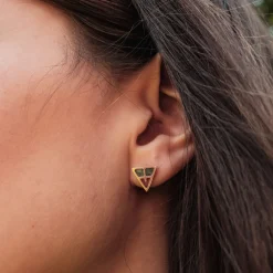 Holzkern Chiaroscuro Oorbellen|DAMES Oorbellen|Sieraden