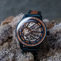 Holzkern Cobalt|Heren Horloges