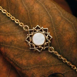 Holzkern Composition Armband|DAMES Armbanden|Sieraden
