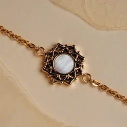 Holzkern Composition Armband|DAMES Armbanden|Sieraden