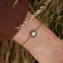 Holzkern Composition Armband|DAMES Armbanden|Sieraden