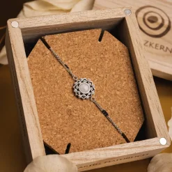 Holzkern Composition Gem Armband|DAMES Armbanden