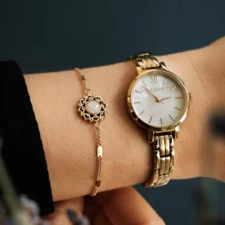 Holzkern Composition Gem Armband|DAMES Armbanden|Sieraden