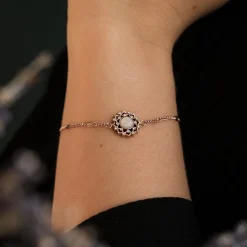 Holzkern Composition Gem Armband|DAMES Armbanden|Sieraden