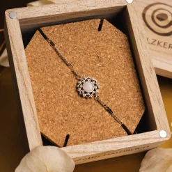 Holzkern Composition Gem Armband|DAMES Armbanden|Sieraden