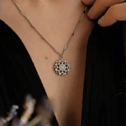 Holzkern Composition Gem Ketting|DAMES Kettingen|Sieraden