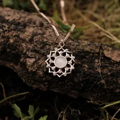 Holzkern Composition Gem Ketting|DAMES Kettingen|Sieraden
