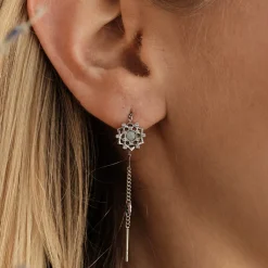 Holzkern Composition Gem Oorbellen|DAMES Oorbellen|Sieraden