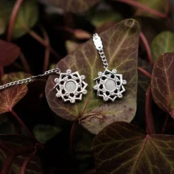 Holzkern Composition Gem Oorbellen|DAMES Oorbellen|Sieraden