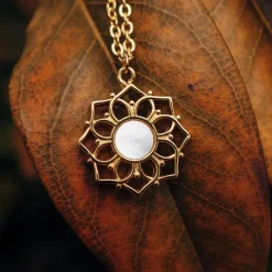 Holzkern Composition Ketting|DAMES Kettingen|Sieraden