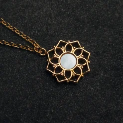 Holzkern Composition Ketting|DAMES Kettingen|Sieraden