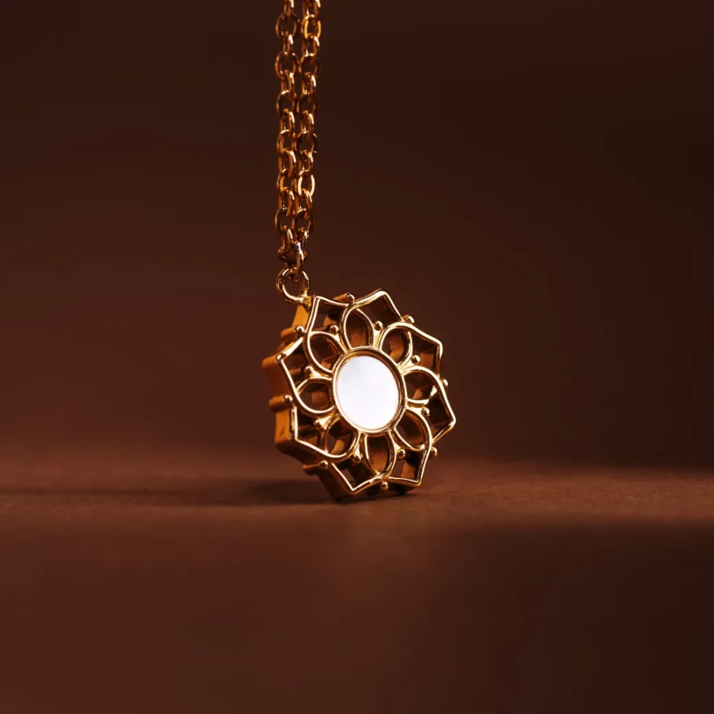 Holzkern Composition Ketting|DAMES Kettingen|Sieraden