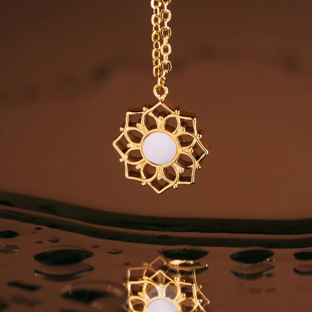 Holzkern Composition Ketting|DAMES Kettingen|Sieraden